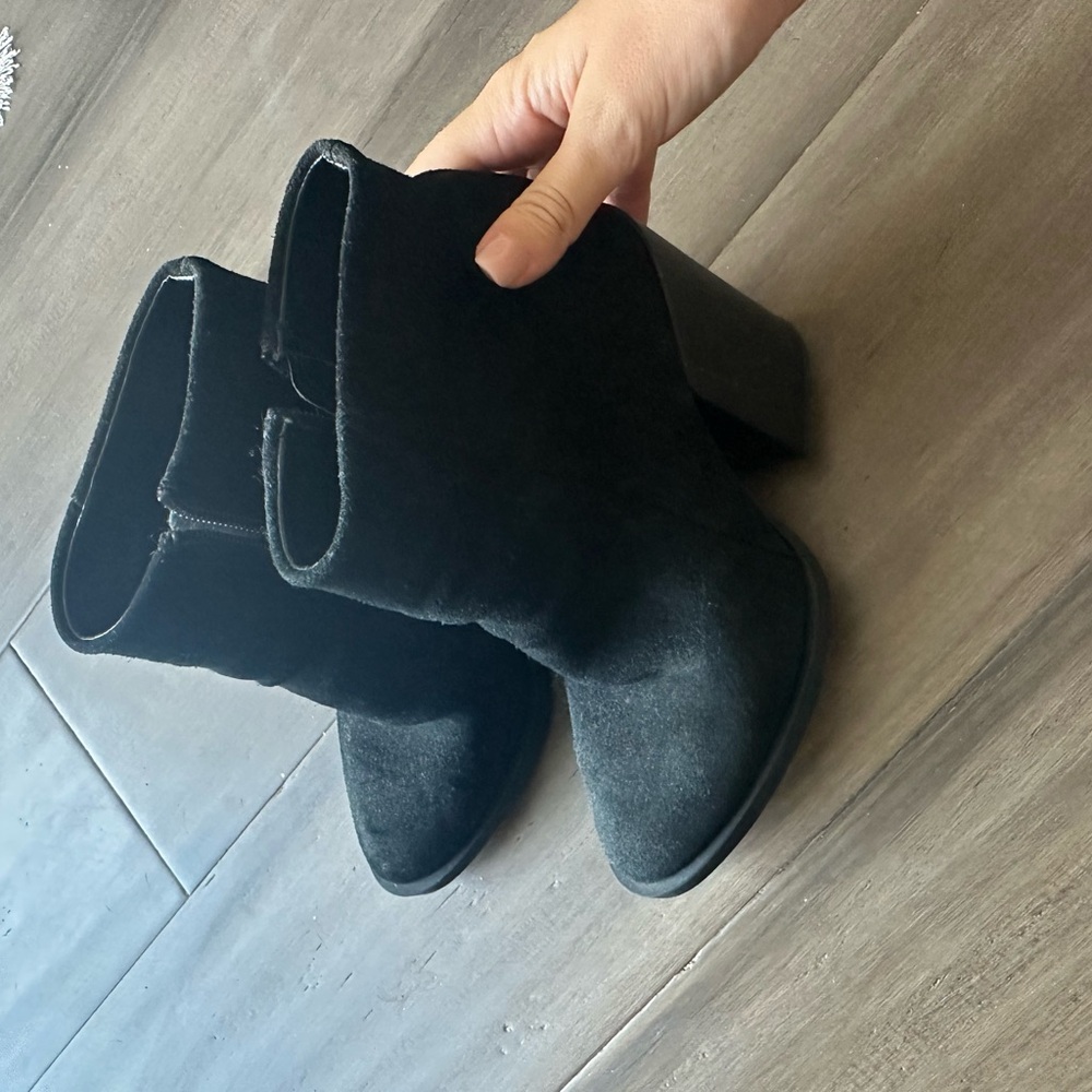 Black Suede Ankle Boots